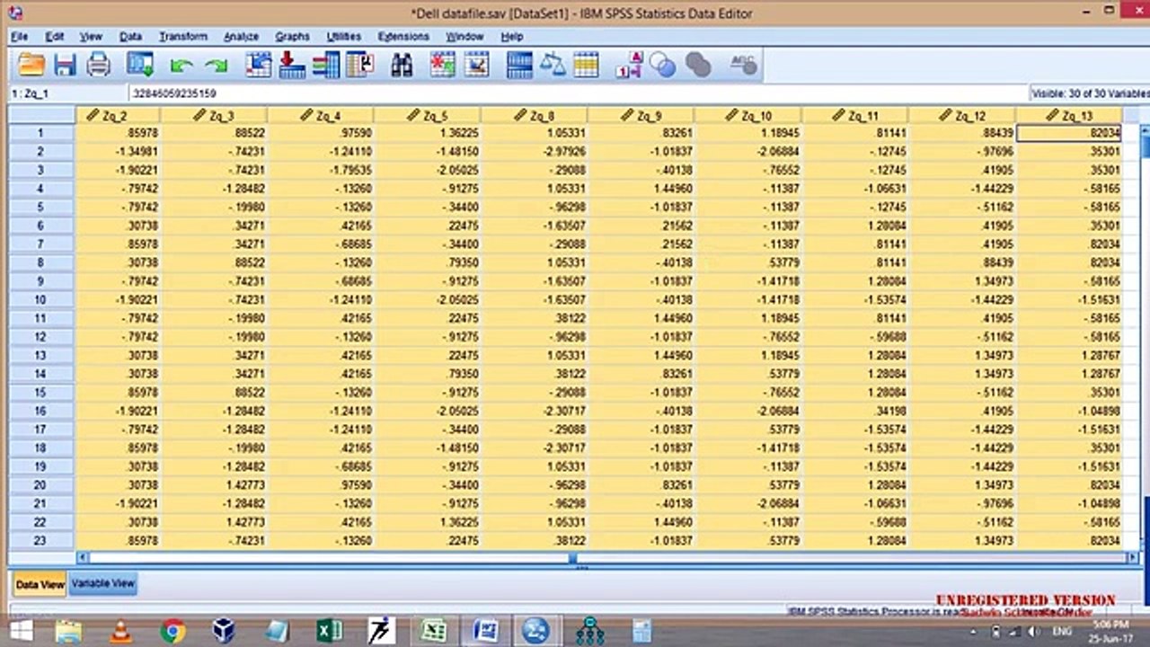 AMOS-6  (Revision of EFA and Fundamentals of CFA)