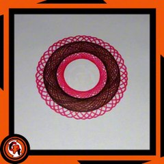 (VIDEO #10) ️️ DIBUJANDO un hermoso diseño geométrico con marcadores de colores y un espirógrafo.