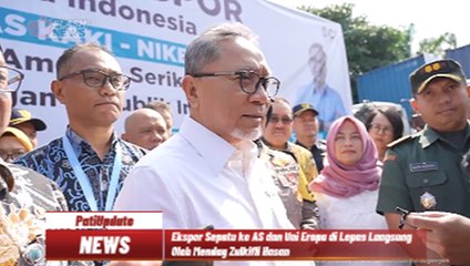 Ekspor Sepatu ke AS dan Uni Eropa di Lepas Langsung Oleh Mendag Zulkifli Hasan