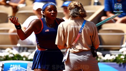 US Tennis Star Coco Gauff Was Left in TEARS after Getting into a Heated Argument with an Umpire