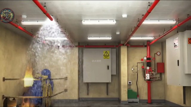 How Fire Sprinkler System Work Automaticaly... Working of Fire Sprinkler Explained with 3D Animation