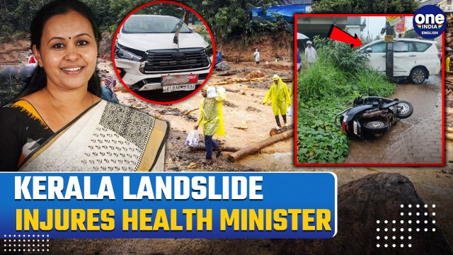 Kerala Landslide: Health Minister Veena George Involved in Minor Accident on way to Disaster Zone