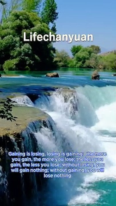 Gaining is losing, losing is gaining