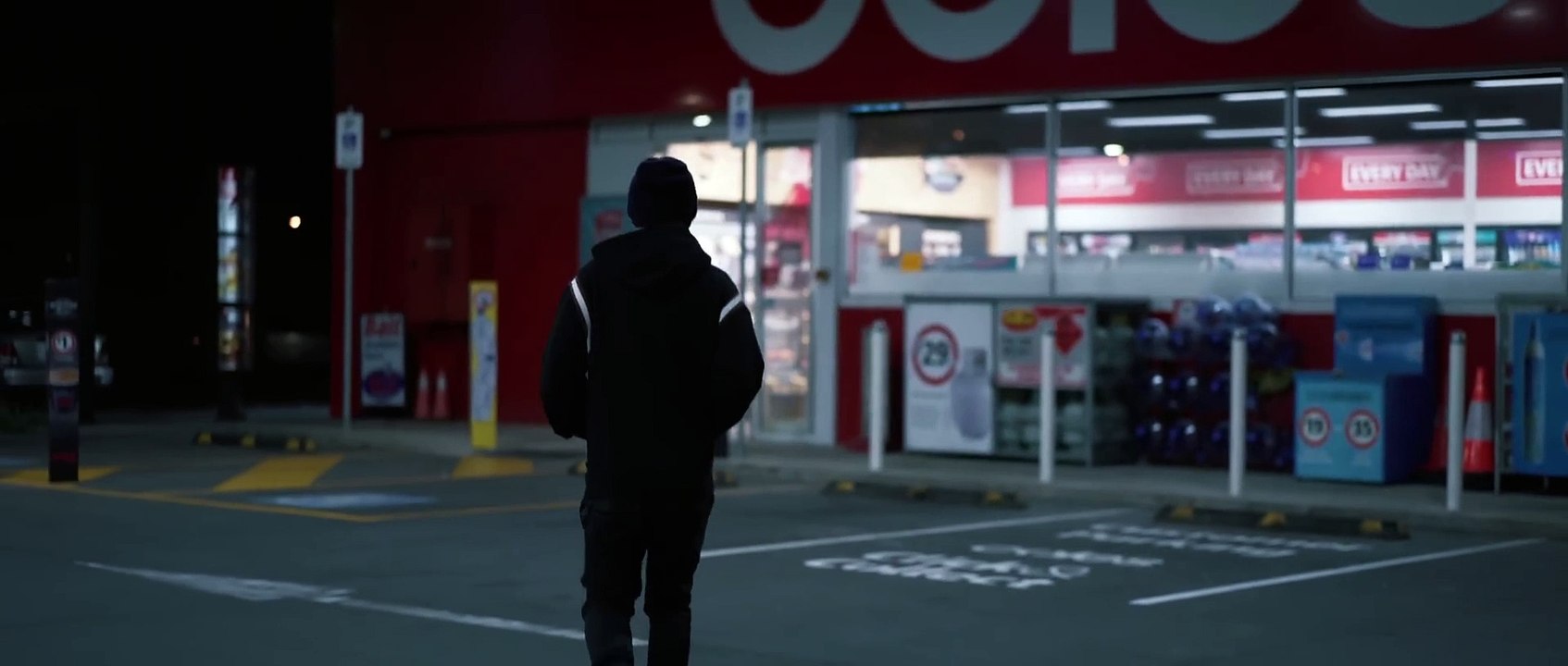 Midnight cars drifting in streets