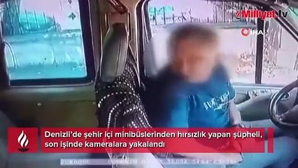 Yer: Denizli! Küçücük camdan girdi çaldığı para şoke etti