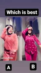 Kacha Badam Reels Anjali Arora vs Anjali Arora Which Is The Best_ Left OR Right _Shorts(480P)