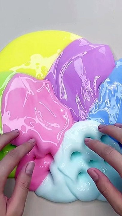 Colourfull Satisfying Slime Mix