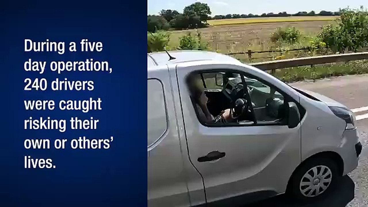 Yorkshire police: Shocking footage of ‘manscaping’ on the motorway is just one of the selfish drivers caught on camera by roads policing officers