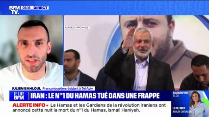 "Un sentiment de justice": Julien Bahloul (Franco-israélien) évoque la mort du chef du Hamas