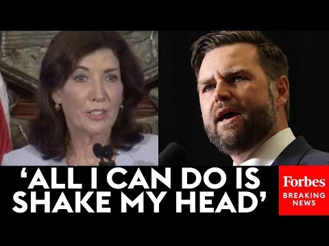 'They're Incredibly Weird': Gov. Kathy Hochul Slams JD Vance & GOP Over 'Lack Of Respect' For Women