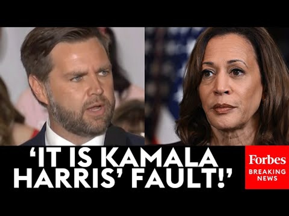 BREAKING: JD Vance Tears Into Kamala Harris Dur...