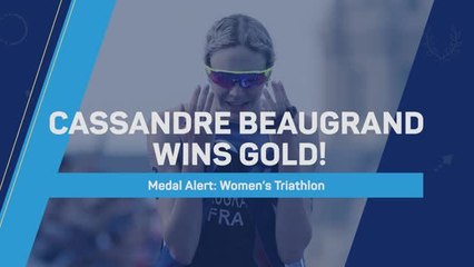 Medal Alert - Cassandre Beaugrand wins Women’s Triathlon