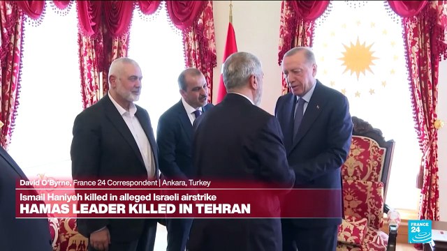 Turkey: Israel pulled a trigger with Haniyeh assassination