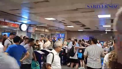 Şişli metrosunda kavga: Taciz İddiası!