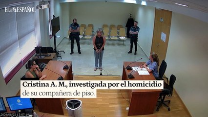 Cristina A. M., investigada por el homicidio de su compañera de piso. Parte 01