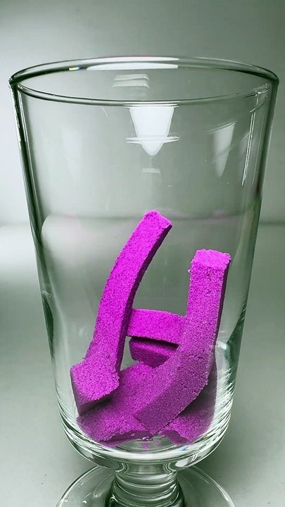 Very Satisfying and Relaxing, Kinetic Sand ASMR, Drop and squish