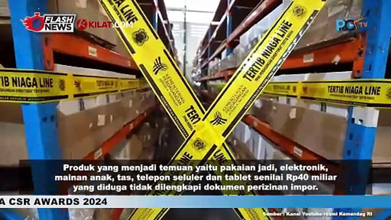 Zulkifli Hasan Pimpin Ekspose Barang Ilegal Senilai 40 Miliar Rupiah