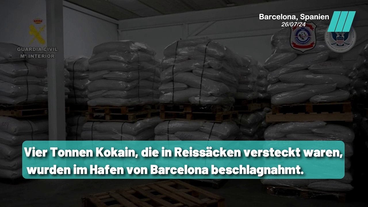 Acht Festnahmen und eine historische Beschlagnahmung in Barcelona
