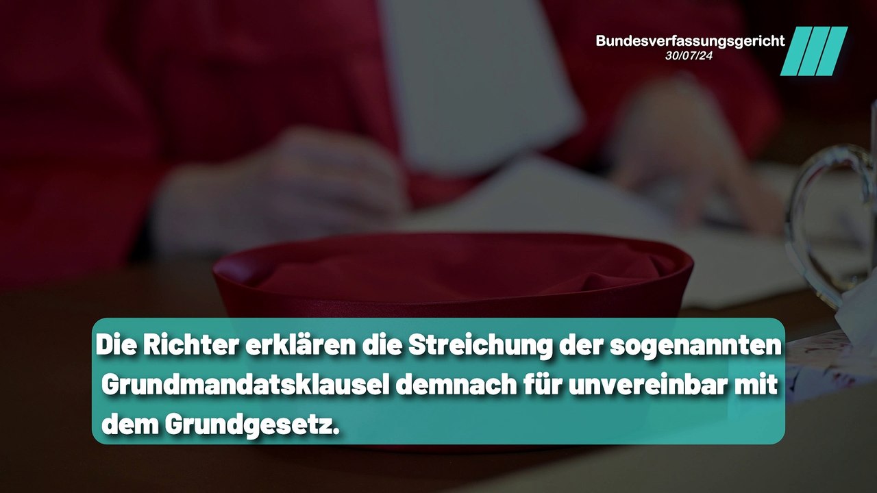 Die Entscheidung Des Bundesverfassungsgerichts