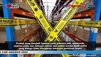 Zulkifli Hasan Pimpin Ekspose Barang Ilegal Senilai 40 Milyar Rupiah