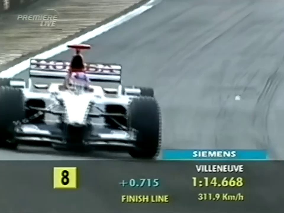 F1 – Jacques Villeneuve (BAR Honda V10) lap in pre-qualifying – Brazil 2003
