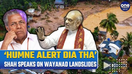 Kerala Wayanad Landslide: Union Home Minister Shah Grills Kerala Govt. on Early Warning Systems