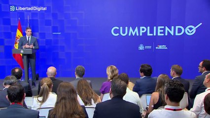 Sánchez tilda de "montaje" la declaración en el Palacio de la Moncloa