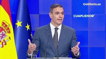 Sánchez durante el balance del curso político: "Hablando de Emiliano García Page, la noticia sería que saliera a dar una rueda de prensa apoyando al Gobierno de España"