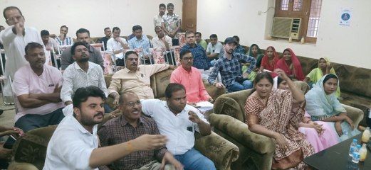 राजीव नगर आवासीय योजना की भूमि बचाने व पूर्व के आवेदन यथावत रखने का लिया प्रस्ताव