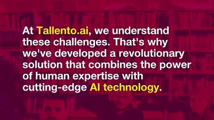 Unlock Your Recruitment Potential with FPSJOBS+Tallento.ai!