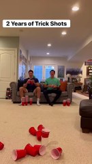 Three years later and we leased our first studio space to continue filming our trick shot videos!!