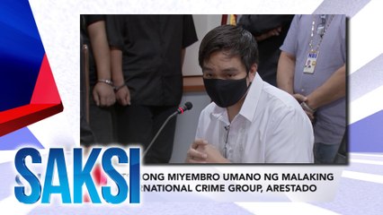 Télécharger la video: SAKSI Recap: Tsinong miyembro umano ng malaking international crime group, arestado; 5 pang Chinese na sumubok umanong manuhol sa mga taga-NBI, huli rin (Originally aired on July 30, 2024 )