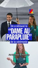 On a retrouvé la "dame au parapluie" de la cérémonie d'ouverture des JO