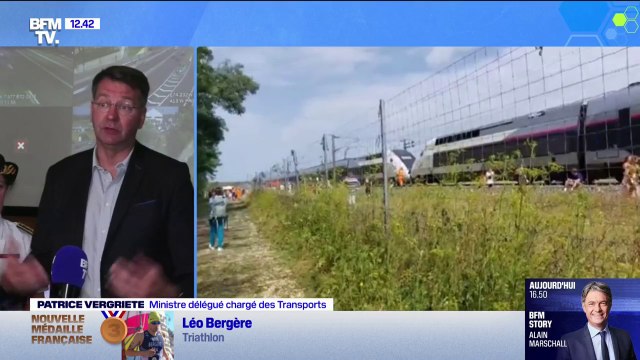 Un TGV heurte un arbre dans l'Yonne, le ministre des Transports évoque des difficultés d'accès au site