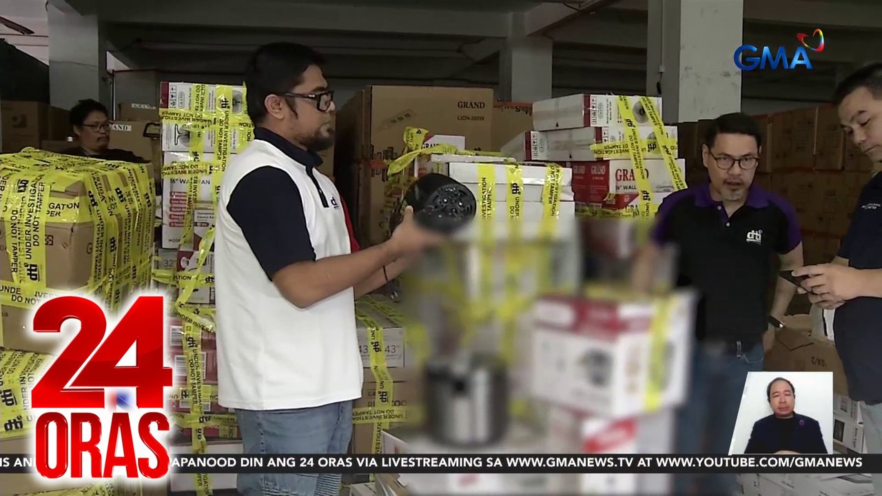 Appliances na walang ICC, bistado sa DTI raid; aabot sa P44-M halaga ng paninda, sinelyuhan | 24 Oras
