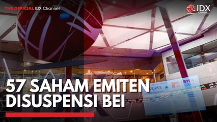 57 Saham Emiten Disuspensi BEI