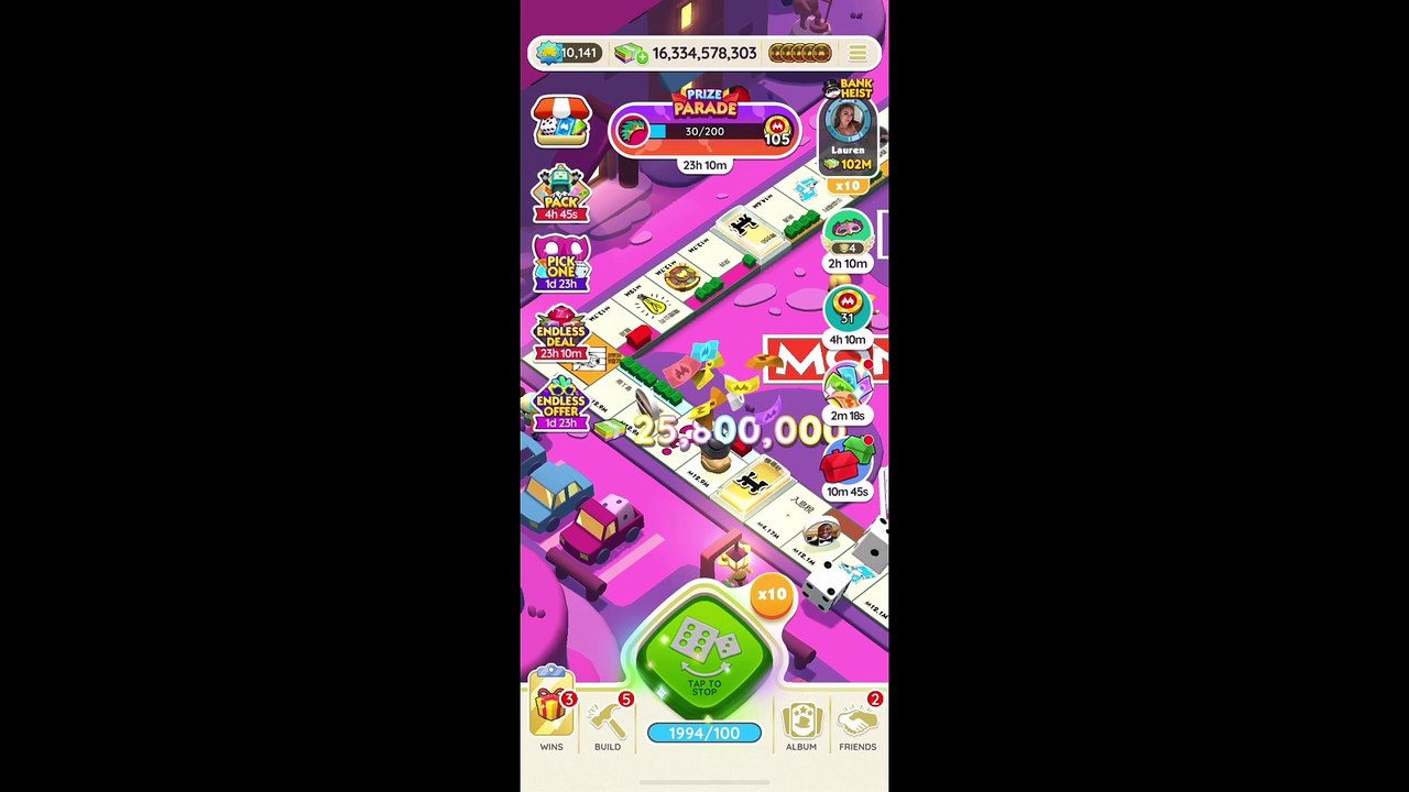 [Miniriceto]Game Play _ Monopoly Go! Day 338