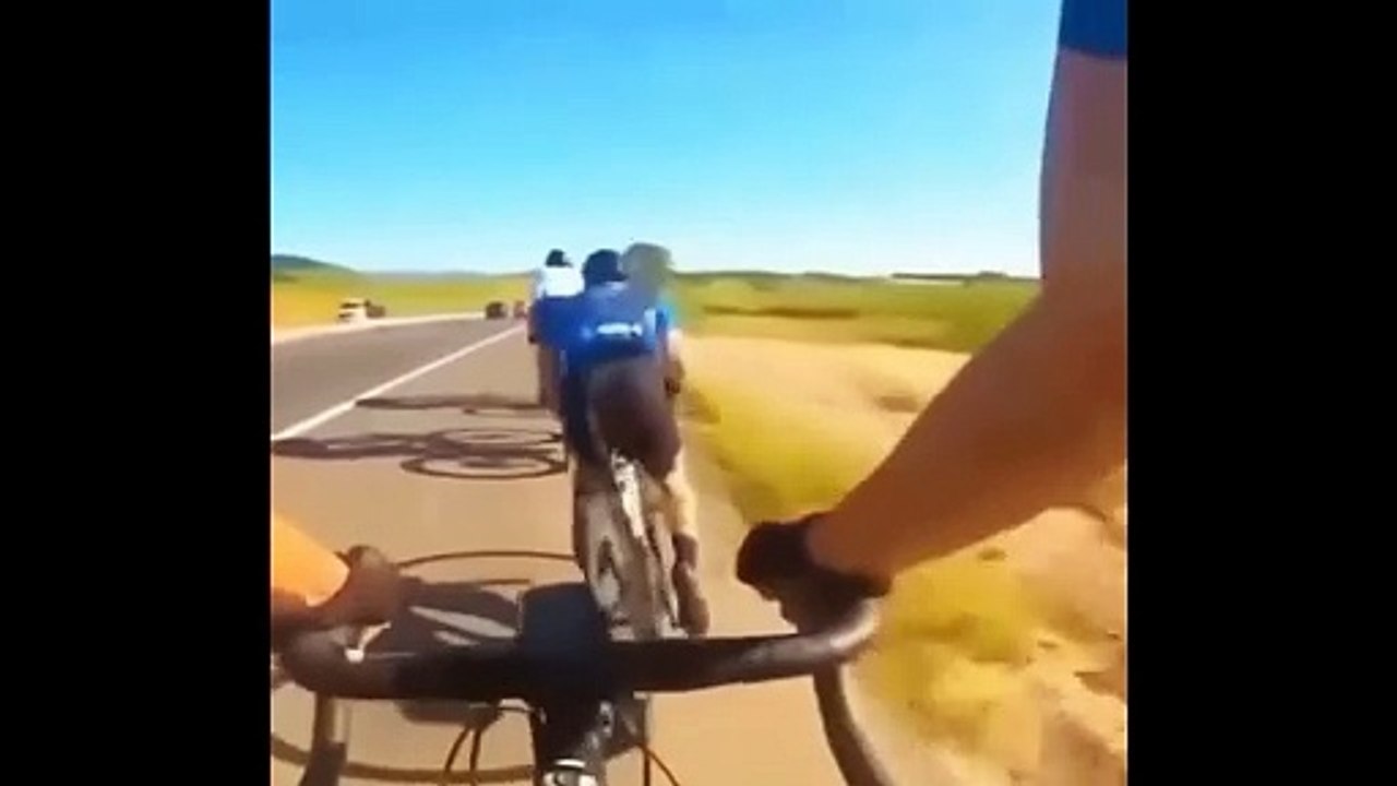 Une chute à vélo très douloureuse