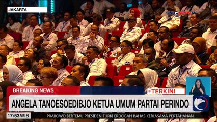Ketum Baru Partai Perindo Angela Tanoesoedibjo : Lima Tahun dari Sekarang Partai Perindo Harus Masuk Parlemen