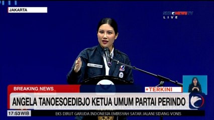 Diangkat Jadi Ketua Umum Baru Partai Perindo, Angela Tanoesoedibjo: Lima Tahun dari Sekarang Partai Perindo Harus Masuk Parlemen