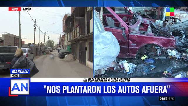 Autos quemados, basura y animales muertos en Lanús: hablan los vecinos