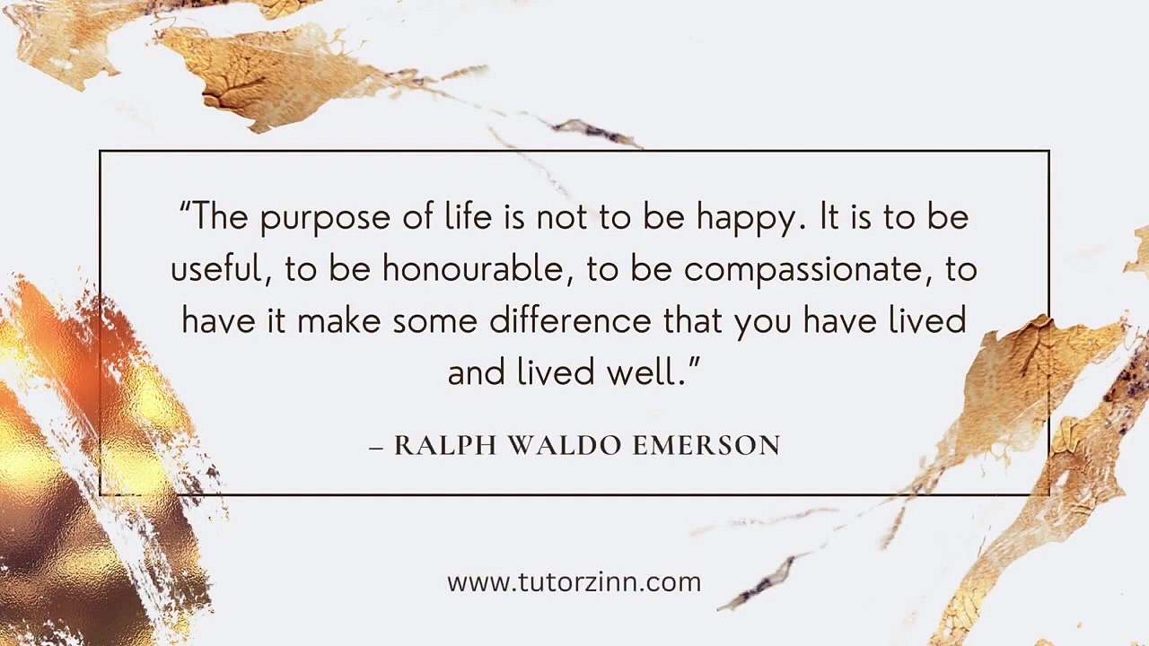 Ralph Waldo Emerson's Quote with Explanation. Deep Quote.