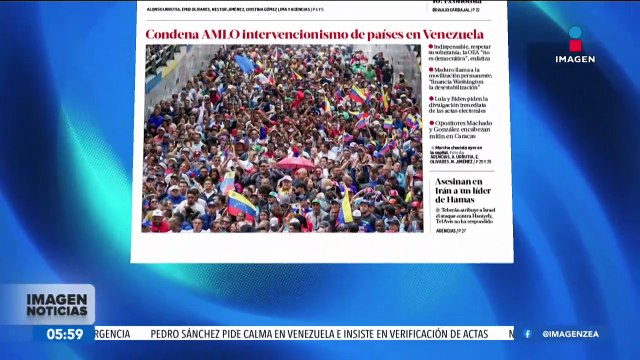 Primeras planas de los periódicos | 31 de julio de 2024