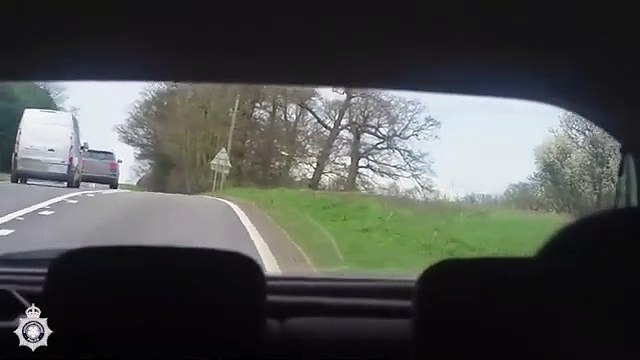 WATCH: Dangerous driver caught by another driver's dashcam overtaking on A5 in Northamptonshire