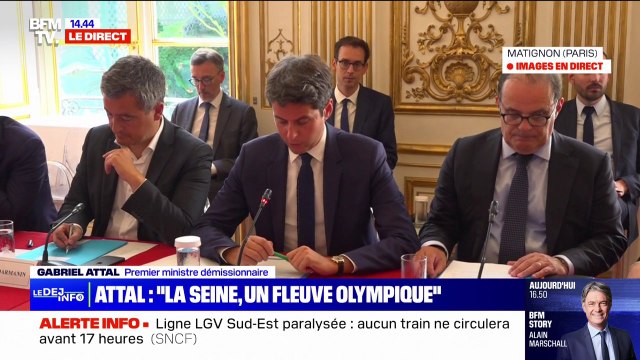 Gabriel Attal: Ce très bon début de JO d'un point de vue sportif, c'est aussi le fruit d'une stratégie de l'État au service de la haute performance de nos athlètes