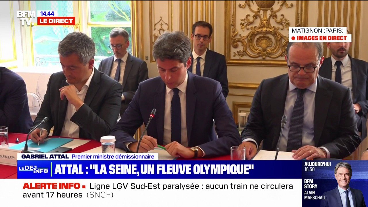 Gabriel Attal: "Ce très bon début de JO d'un po...
