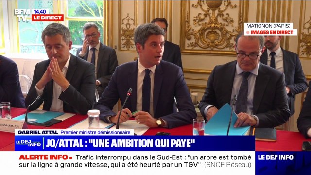 Jeux olympiques: Gabriel Attal salue une cérémonie (d'ouverture) qui fera date