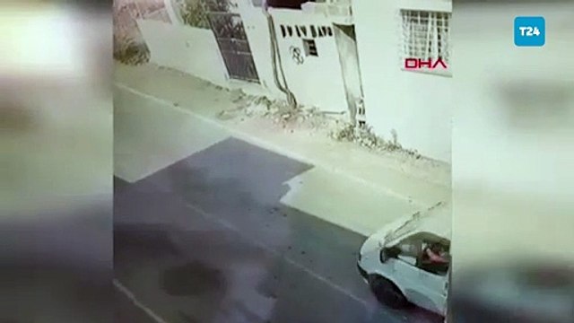 Köpeği kamyonetin arkasına bağlayıp sürükledi