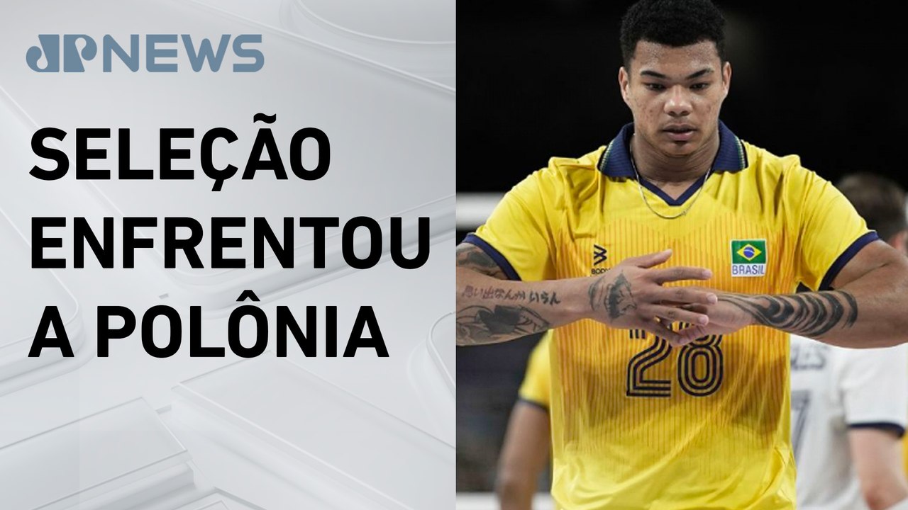 Brasil perde segunda partida consecutiva de vôlei masculino nas Olimpíadas