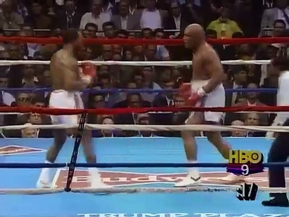Evander Holyfield vs George Foreman Replay - HBO 4-26-91